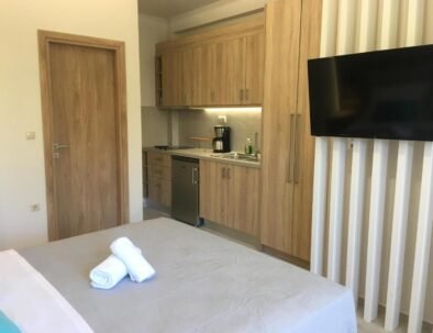 TV and Kitchen