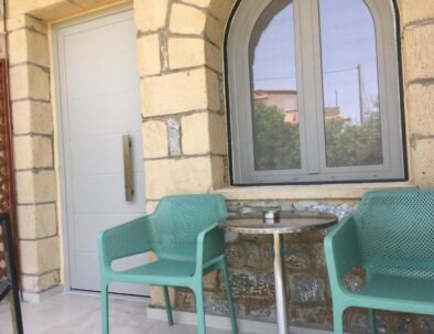 chairs on balcony